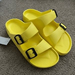 Women yellow sandals